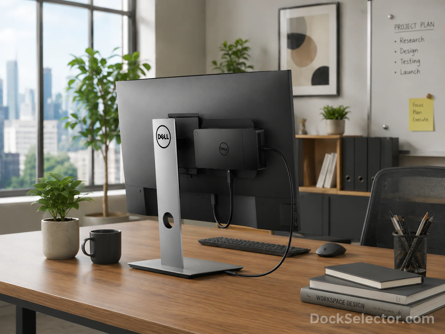 How to Mount a Dell Docking Station Behind Your Monitor (MK15 Kit Guide)